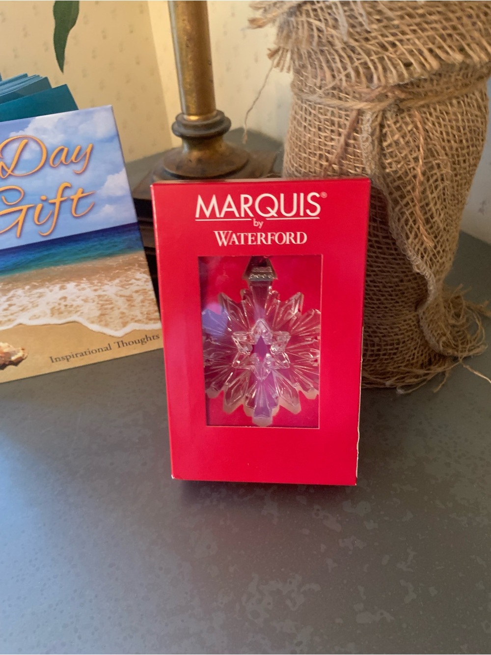 Waterford Marquis Crystal NEW IN BOX, Crystal SNOWFLAKE ornament, 2005, 135304.